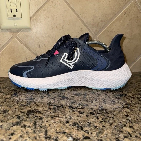 NWT GFORE MG4X2 Debossed Hybrid Golf Cross Trainer Skulls Womens 9 Twilight Blue - Picture 7 of 11